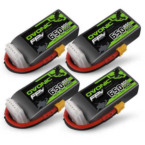 Ovonic 650mah 80c 4s - 4x, 14.8v