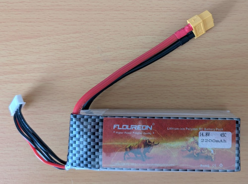 45c 2200mah lipo akku - 14.8v, 4s