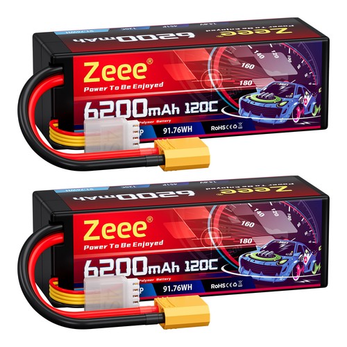 Zeee 6200mah 8v lipo - 2x, 4s